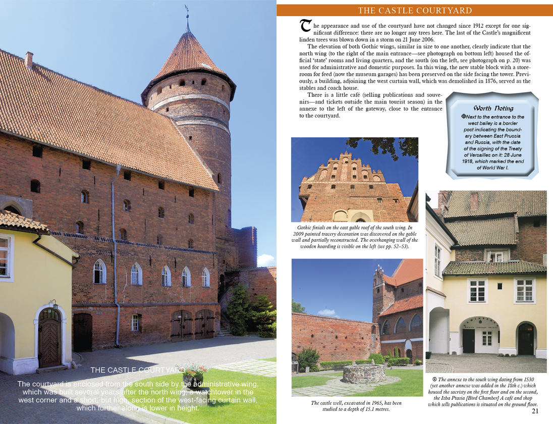Olsztyn Castle - Illustrated guidebook cover
